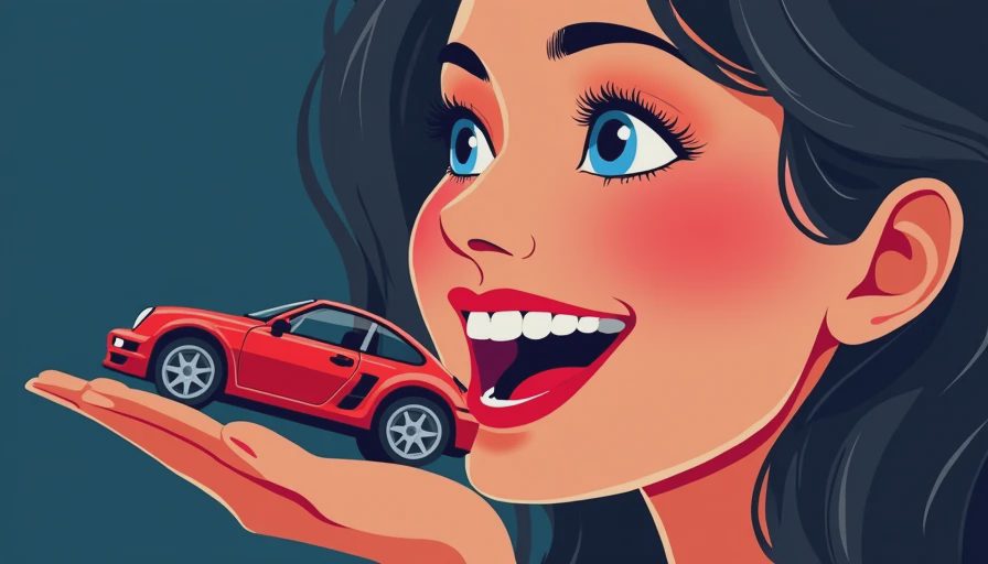 Illustration for cute cars