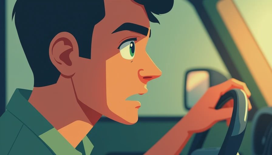 Illustration for jump start modern car warning